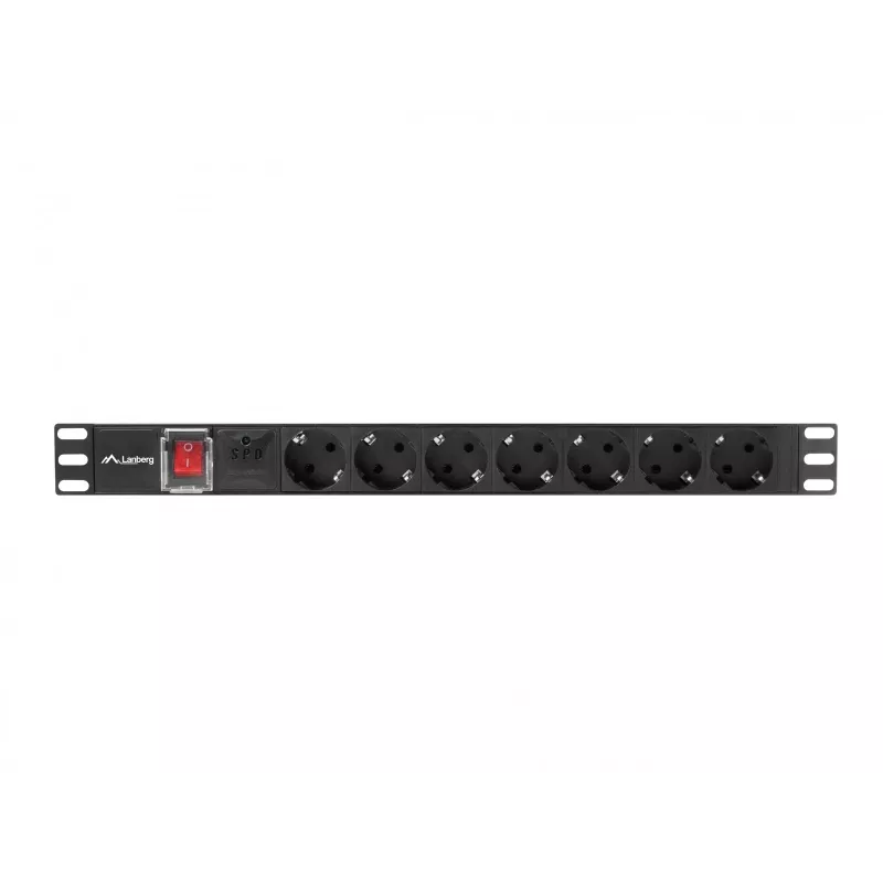 Maitinimo paskirstymo įrenginys Lanberg PDU-07F-0200-BK