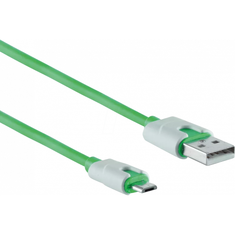 USB laidas ShiverPeaks BS14-50003 0,3 m USB A Micro-USB B žalias