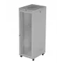 19 inch Rack Cabinet LANBERG FF01-8047-23SL 47U 800x1200 mm Pilka Perforated Doors