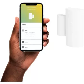 Durų / langų jutiklis Avanca International HBSC-0109 — belaidis Bluetooth, CR2 baterija, 45×55 mm, baltas