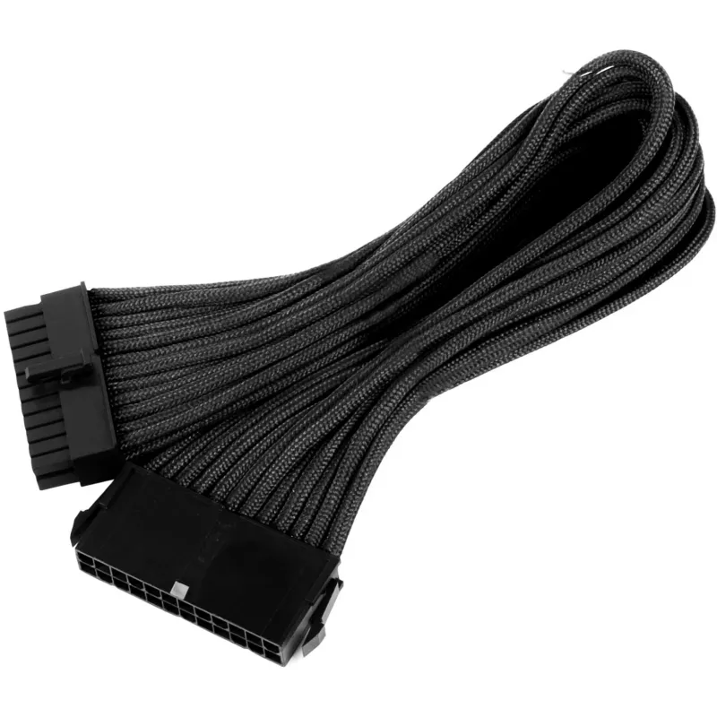 Kabelis ATX 24-pin Sidabrinėstone SST-PP07-MBB 0.3 m