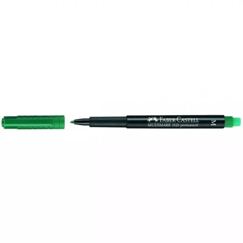 Nuolatinis žymeklis Faber-Castell 152563 Žalias Plastikinis 1 vnt.