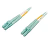Tripp 2M 10Gb/100Gb Duplekso Daugiamodis 50/125 OM4 LSZH Šviesolaidinis Laidas LC/LC Aqua 2 Metrai - Laidas - LC Daugiamodis (M)