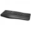 Kensington ProFit Ergo Wireless klaviatūra FR, pilno dydžio (100 %), laidinis ir belaidis, RF belaidis + USB, AZERTY, juoda