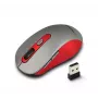 Belaidė optinė pelė ESPERANZA EM131R 2,4 GHz, 1600 DPI, abiem rankoms tinkama, nano USB imtuvas, 6 mygtukai, pilka