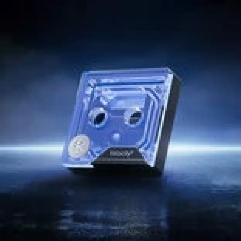Water block ek vandens blokai EK-Quantum Velocity³, skirtas Intel 1700/1851 ir AMD AM5 lizdams, akrilo viršus