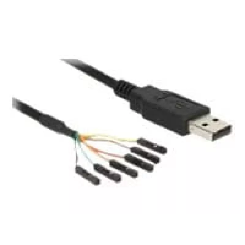 USB kabelis DeLOCK 1,8 m USB2.0-A/TTL 6 kontaktų juoda
