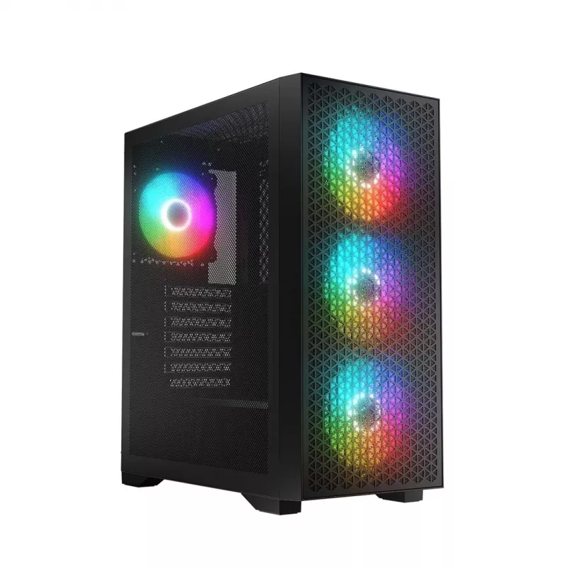 Logic DART PRO ARGB MIDI USB-C PC korpusas juodas