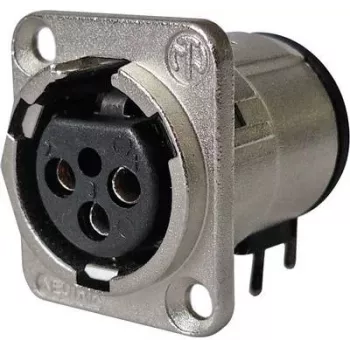 Neutrik NC3FD-H-0 jungiamumo priedas, sidabrinis