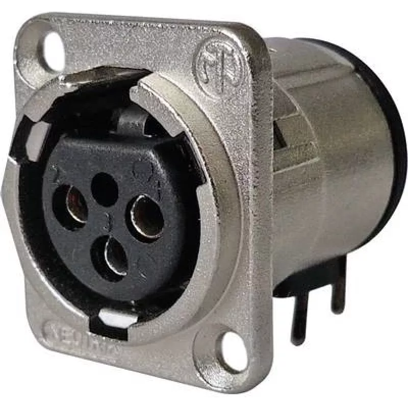 Neutrik NC3FD-H-0 jungiamumo priedas, sidabrinis