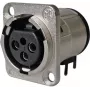 Neutrik NC3FD-H-0 jungiamumo priedas, sidabrinis