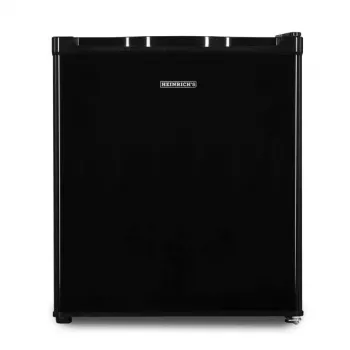 Statinis šaldiklis HEINRICH'S HGB 5088 SW DF — vertikalus šaldiklis, 33 L naudingoji talpa, 220–240 V, 50 Hz, 470×440×510 mm, juodas