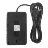 Maitinimo lizdų blokas MACLEAN MCE393 B — 4 lizdai, 3×USB, 110–240V, 2500W, 3 m laidas, juodas