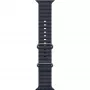 Navy Ocean Band 49 mm - Natural Titanium Finish