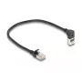 Tinklo kabelis Captiva CAT 8 Ethernet LAN kabelis 1 m pilkas