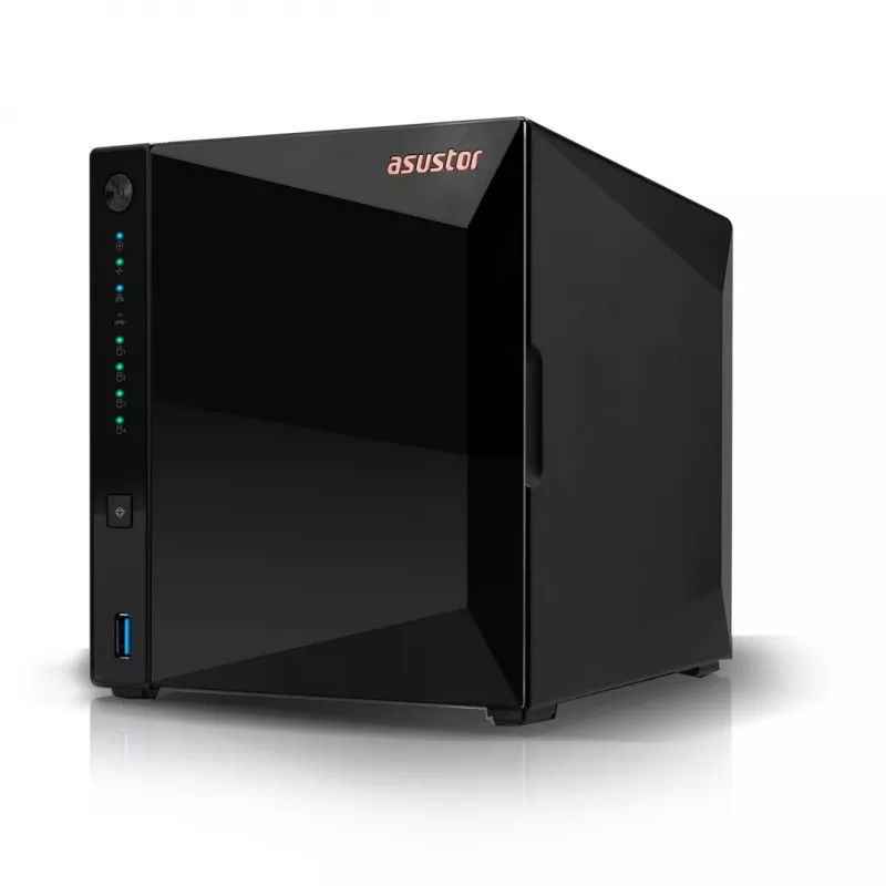 Asustor DRIVESTOR 4 Pro Gen2 AS3304T V2 NAS Realtek RTD1619B 2 GB DDR4 ADM juoda