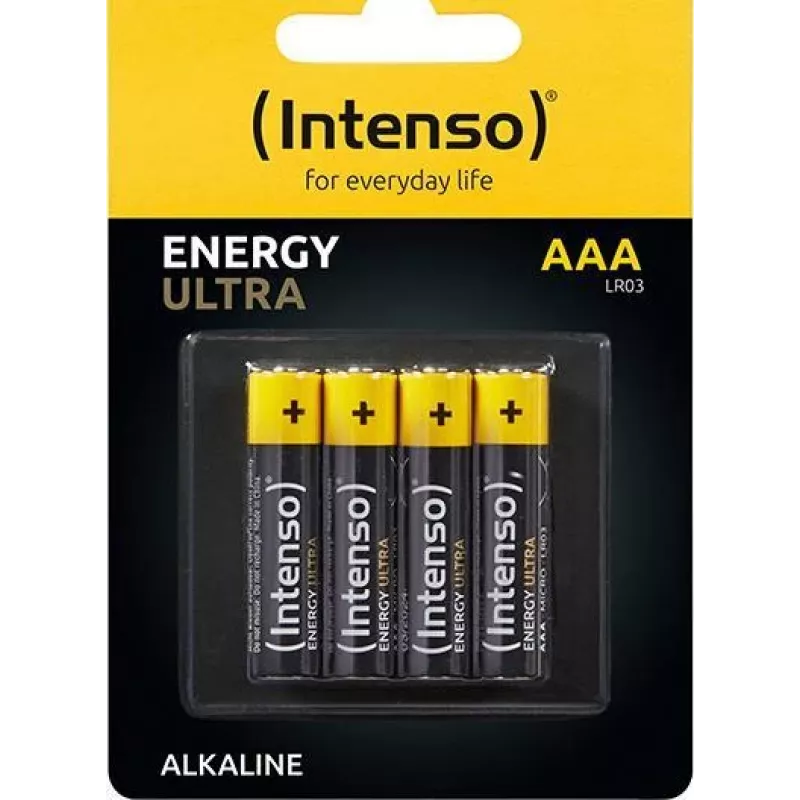 Intenso šarminės baterijos Micro AAA 1,5 V [4 vnt.] (7501414)