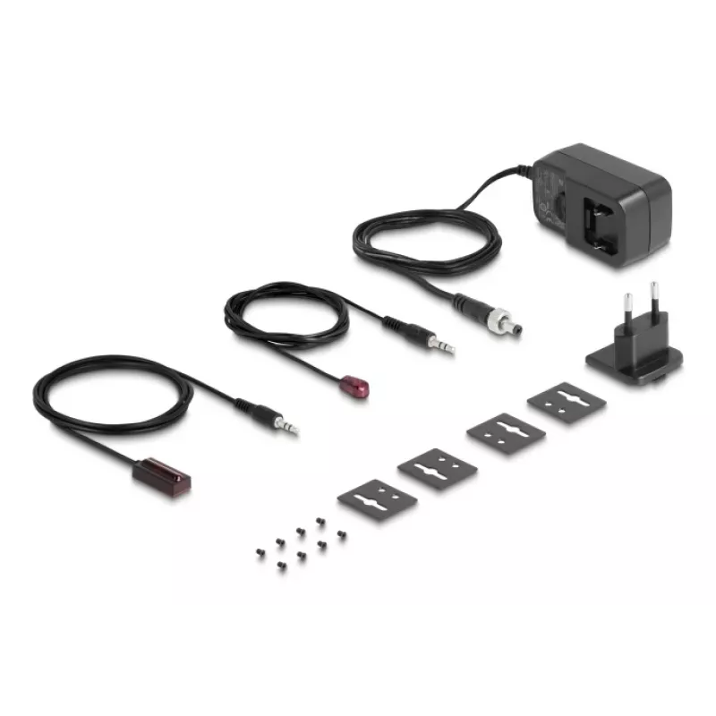 AV siųstuvo ir imtuvo rinkinys DELOCK 65955 — Cat6/Cat6a HDMI ilgintuvas, iki 3840×2160, laidinis, Micro-USB B maitinimas