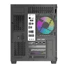 Kompiuterio korpusas DarkFlash B275 PRO (juodas) su 6 komplektuojamais aušinimo ventiliatoriais