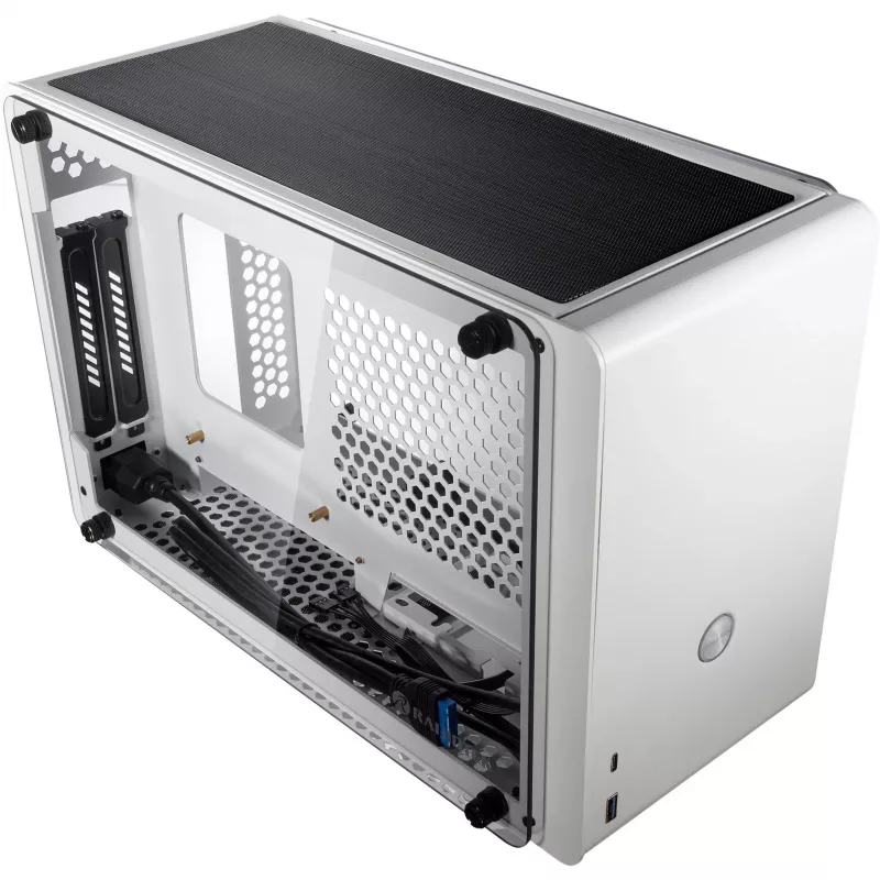 RAIJINTEK Ophion Mini-ITX korpusas grūdintas stiklas – baltas – korpusas – Mini-ITX