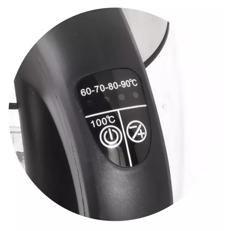 Esperanza EKK026 elektrinis virdulys 1,7 l 2200 W juodas, permatomas