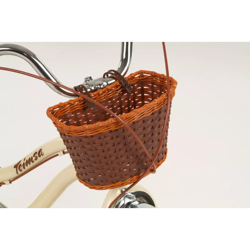Vaikiškas dviratis Toimsa 16 colių modelis TOI16231 Vintage Beige — 16 colių ratas, vaikų dviratis
