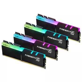 DIMM 32 GB DDR4-3200 (4x 8 GB) Quad-Kit, atmintinė juoda, F4-3200C16Q-32GTZRX, Trident Z RGB, INTEL XMP