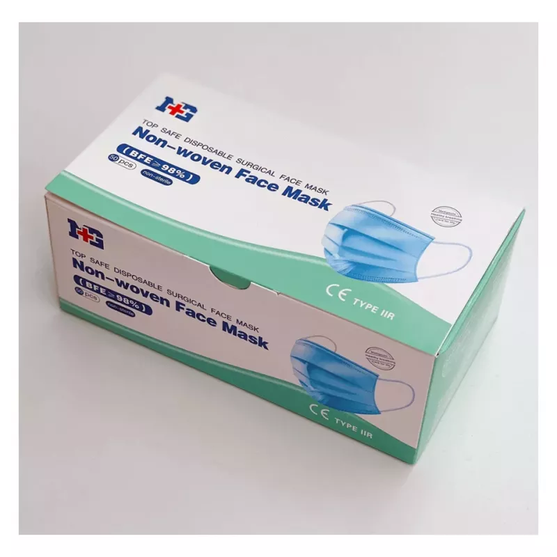 Neaustinė veido kaukė Uniroar Modelis 9997790758741 — 50 vnt., vienkartinės apsauginės kaukės