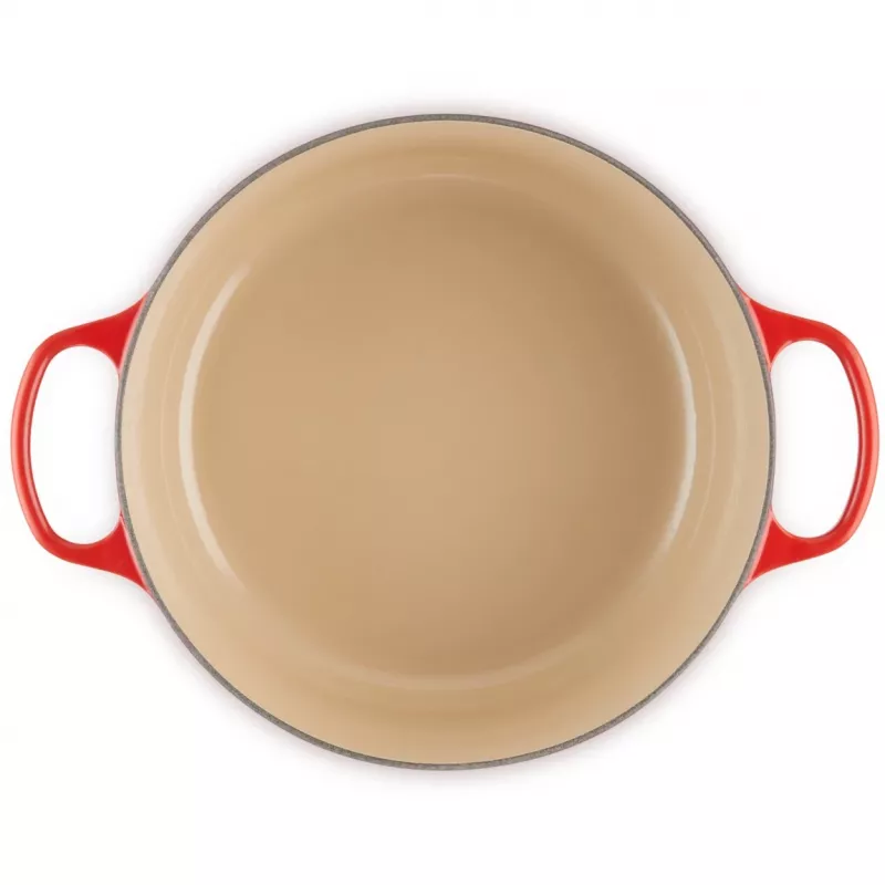 Le Creuset Signature 6,7 l apvalus raudonas