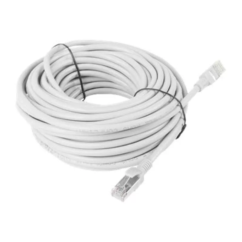 LANBERG Cat5e U/UTP RJ-45 komutacinis kabelis PCU5-10CC-1500-S, 15 m, pilkas, CCA, 26 AWG, 100 MHz