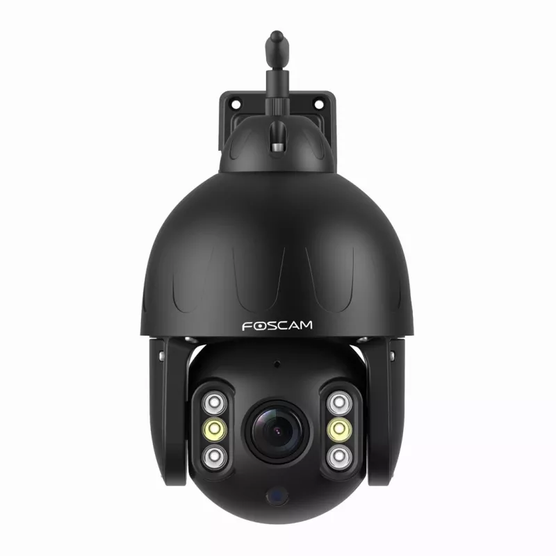 IP kupolinė stebėjimo kamera Foscam SD8P 8 MP, 4K 3840×2160, 4× optinis priartinimas, PTZ, IR 50 m, Wi‑Fi, MicroSD iki 256 GB