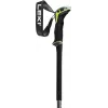Šiaurietiško ėjimo lazdos Leki Guide 2 — aliuminis, maks. ilgis 150 cm, svoris 271 g, „Lock Security Strap“ nailoninis dirželis, lazdos skersmuo Ø1,6 cm, juodos
