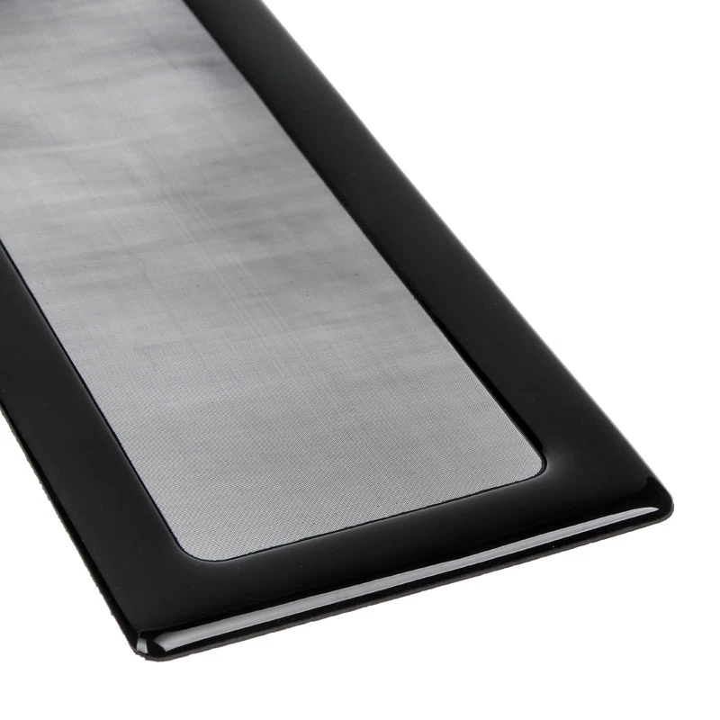 Demciflex dulkių filtras 260 mm x 80 mm - juodas/juodas