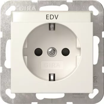 Schuko lizdas Gira System 55 Re 446203, įleidžiamas, su įžeminimu