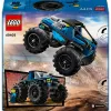 Konstruktorius LEGO City 60402 Mėlynas monstriškasis sunkvežimis su didelėmis padangomis, 148 dalys, 1 minifigūrėlė, amžius 5+