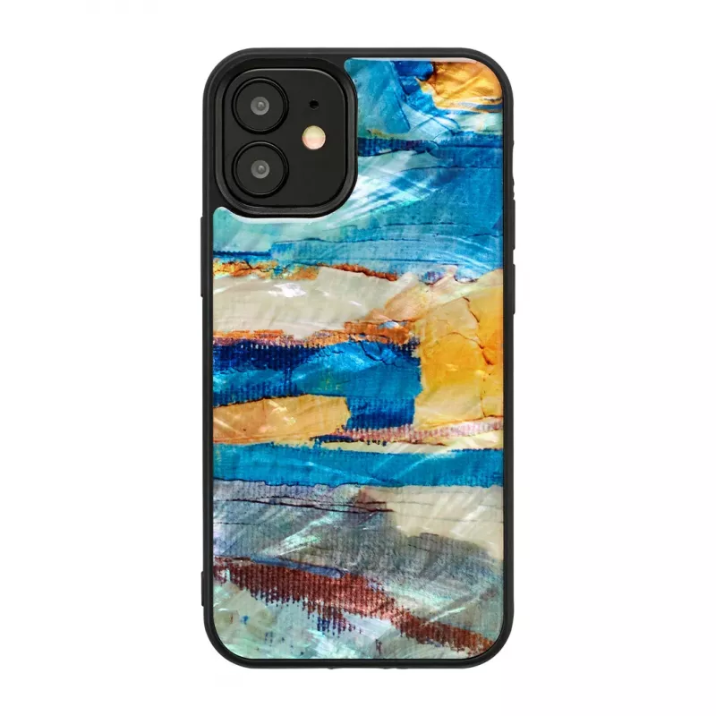 Apsauginis dėklas iKins, skirtas Apple iPhone 12 mini — dangaus mėlynumo