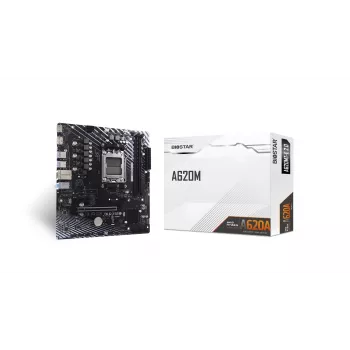 Pagrindinė plokštė BIOSTAR A620MT-E 2.0 — microATX lizdas A620 mikroschemų rinkinys