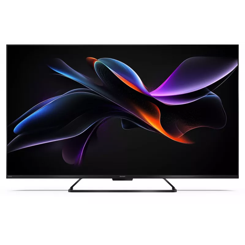 Išmanusis televizorius Sharp 55HR7265E 55 colių Google TV, juodas, energinio efektyvumo klasė F
