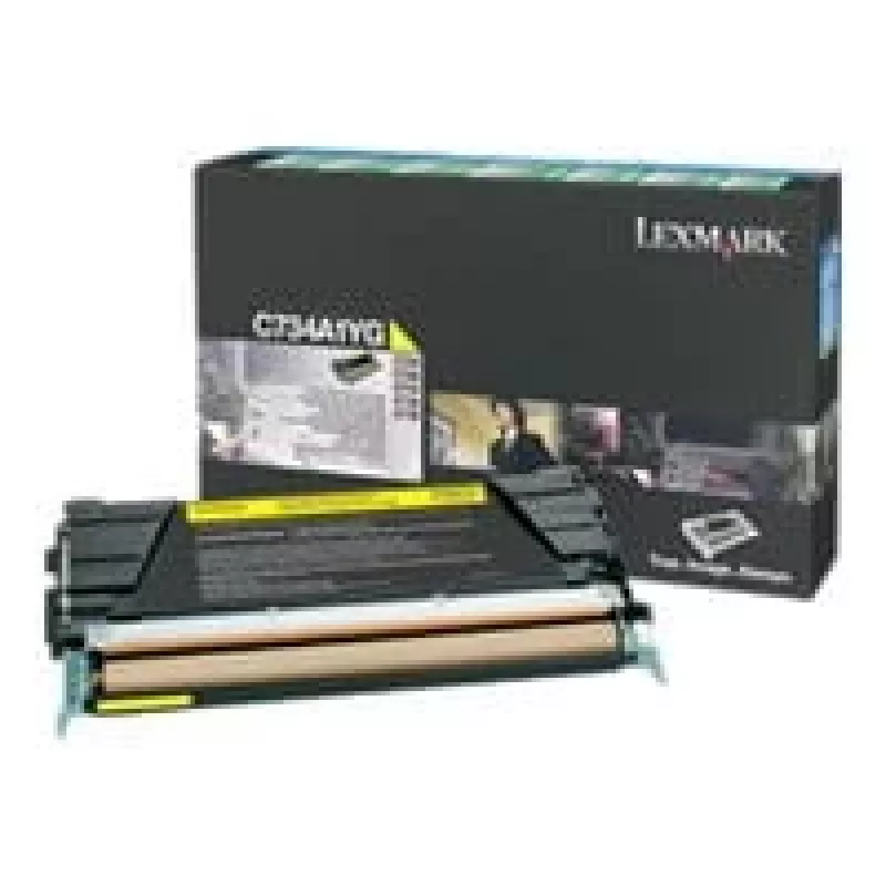 Lexmark C734A1YG spausdintuvo eksploatacinė medžiaga geltona