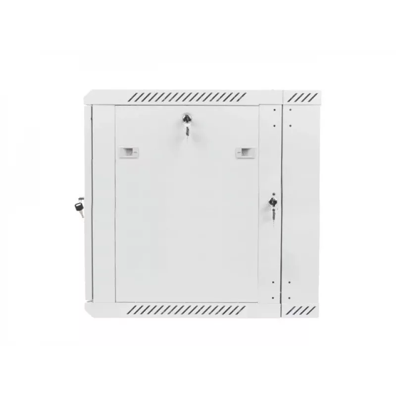 DVIEJŲ SEKCIJŲ SIENINĖ STOVA STEBĖJIMO SPINTA 19 inch 12U 600X600 PILKA LANBERG (PLOKŠČIA PAKUOTĖ)