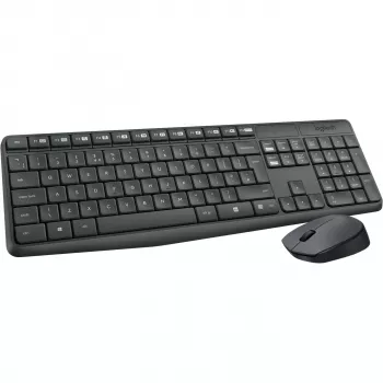 Logitech MK235 - Klaviatūros ir pelės rinkinys - belaidis