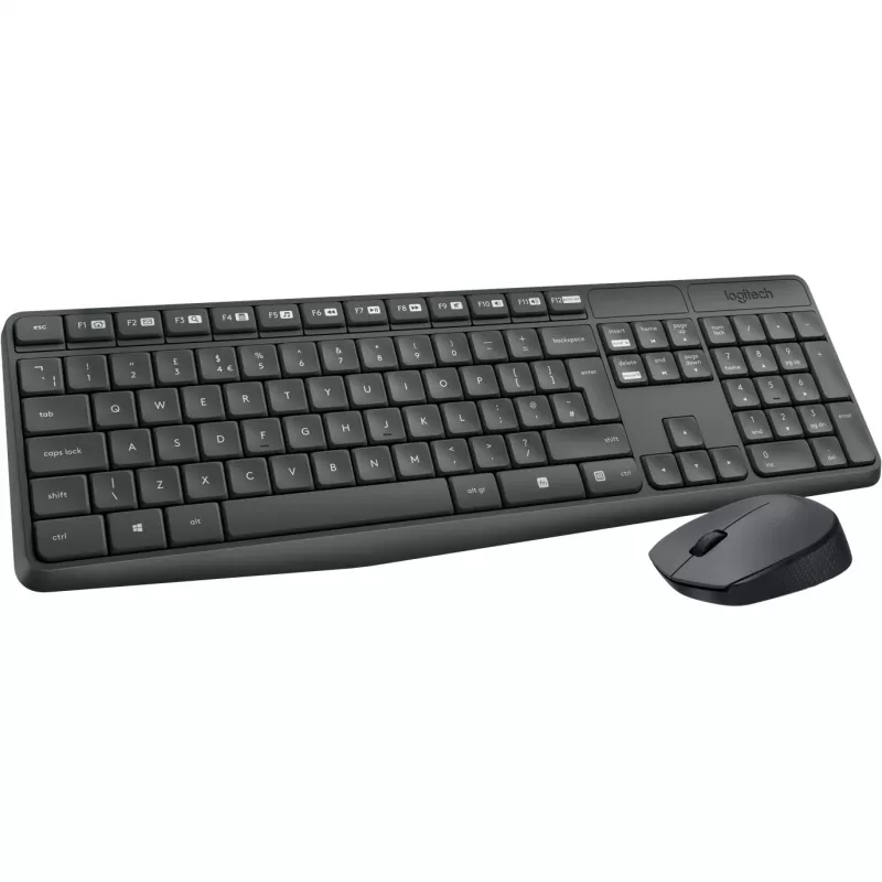 Logitech MK235 - Klaviatūros ir pelės rinkinys - belaidis