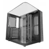PC Midi Tower korpusas TACENS Mars Gaming MC-INFINIOLITE, juodas, grūdintas stiklas, palaiko ATX/Micro-ATX/Mini-ITX, 120 mm ventiliatoriai