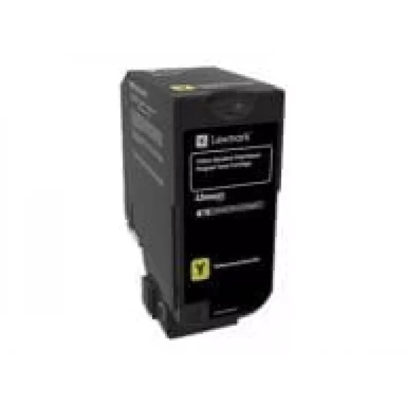 Lexmark 74C2SY0 spausdintuvo eksploatacinė medžiaga, geltona
