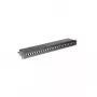 Patch Panel ROLINE Cat.6/Class E 19 col. 24 prievadų STP juodas