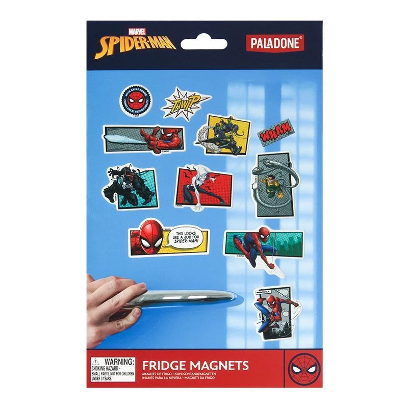 Šaldytuvo magnetukai Paladone Spider-Man dizaino, 6 vnt. rinkinys