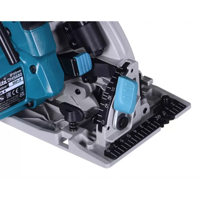 Makita DHS680Z nešiojamasis diskinis pjūklas turkio spalvos 5000 aps./min 18 V