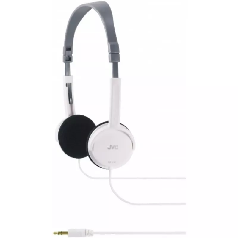 JVC HA-L50W lengvos (baltos) ausinės su laidu muzikai