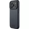 Mujjo pilna odinė dėklas MagSafe dėklas iPhone 17 Pro pilkas
