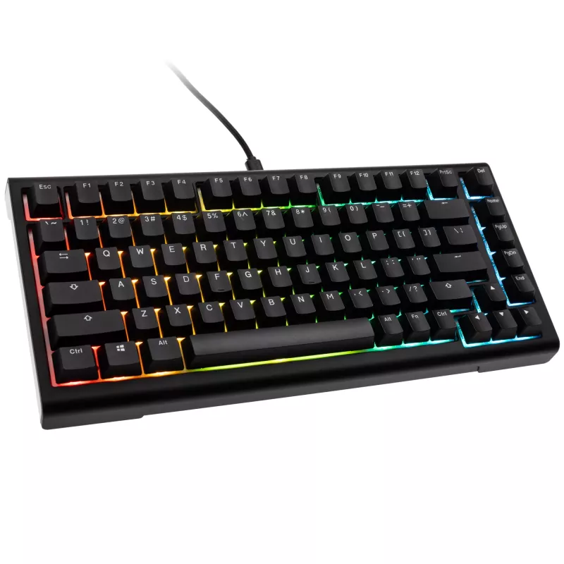 Ducky Tinker 75 klaviatūra, skirta žaidimams, USB, JAV anglų, juoda